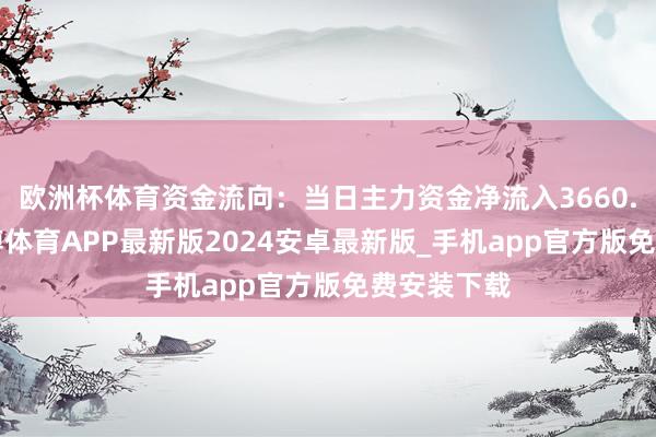 欧洲杯体育资金流向：当日主力资金净流入3660.3万元-世博体育APP最新版2024安卓最新版_手机app官方版免费安装下载