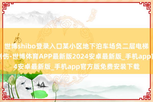世博shibo登录入口某小区地下泊车场负二层电梯口处有东说念主被刺伤-世博体育APP最新版2024安卓最新版_手机app官方版免费安装下载
