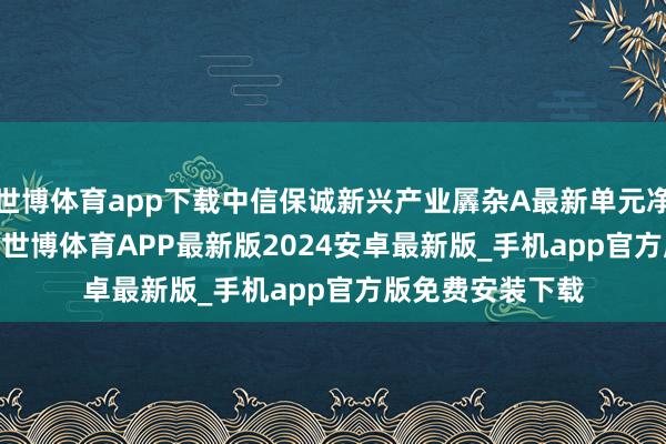 世博体育app下载中信保诚新兴产业羼杂A最新单元净值为2.1105元-世博体育APP最新版2024安卓最新版_手机app官方版免费安装下载
