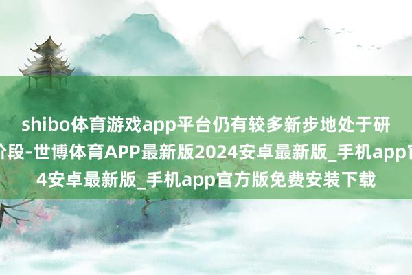 shibo体育游戏app平台仍有较多新步地处于研发、打样、试坐褥阶段-世博体育APP最新版2024安卓最新版_手机app官方版免费安装下载