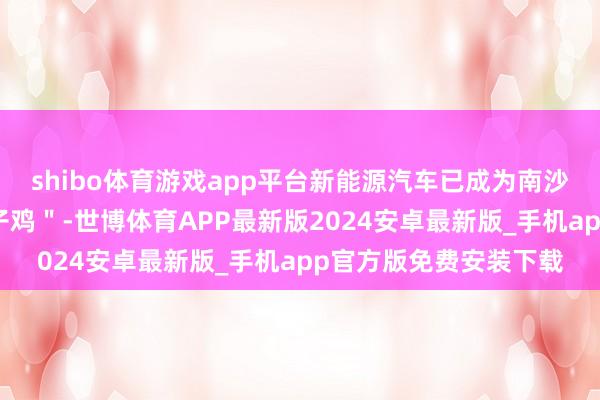 shibo体育游戏app平台新能源汽车已成为南沙汽车出口的＂当红炸子鸡＂-世博体育APP最新版2024安卓最新版_手机app官方版免费安装下载