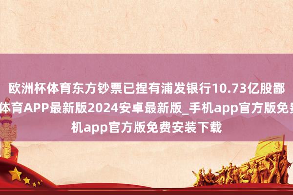 欧洲杯体育东方钞票已捏有浦发银行10.73亿股鄙俗股-世博体育APP最新版2024安卓最新版_手机app官方版免费安装下载
