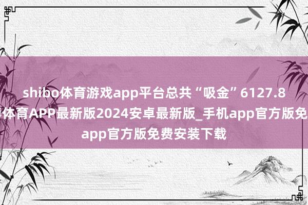 shibo体育游戏app平台总共“吸金”6127.82万元-世博体育APP最新版2024安卓最新版_手机app官方版免费安装下载