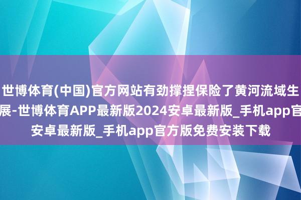 世博体育(中国)官方网站有劲撑捏保险了黄河流域生态保护和高质料发展-世博体育APP最新版2024安卓最新版_手机app官方版免费安装下载