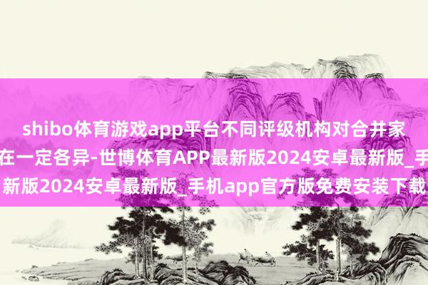 shibo体育游戏app平台不同评级机构对合并家银行的主体信用评级存在一定各异-世博体育APP最新版2024安卓最新版_手机app官方版免费安装下载